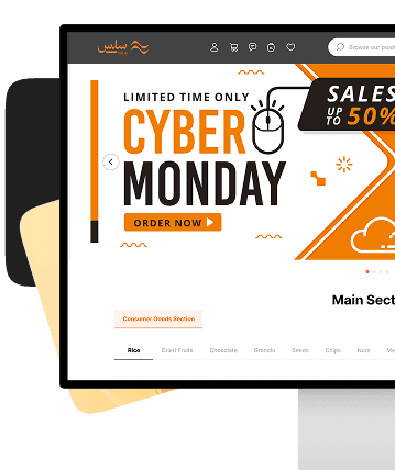 Sulis mobile app interface showing product discovery, price comparison, delivery tracking, and invoice management features